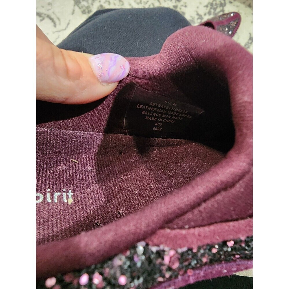 Easy Spirit New in Box Traveltime 600 Women's Purple Glitter Slip on Mule 6.5M - Picture 8 of 10